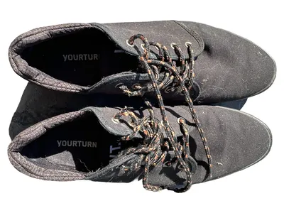 YOURTURN Herren Sneaker Low Schwarz Größe 42 Casual Freizeitschuh