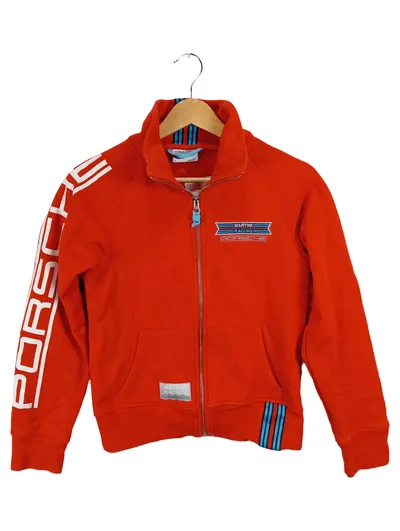 Porsche Design Martini Racing Trainingsjacke Damen Gr. S Rot Baumwolle