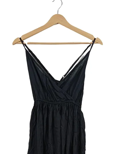 ASOS Damen Maxikleid Freizeitkleid Schwarz Gr. 34;XS Modal