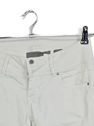 VERO MODA Damen Straight Leg Jeans Beige Gr. S (W27 L30) Baumwolle