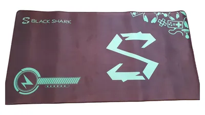 Black Shark Gaming Mauspad XXL Schreibtischunterlage Schwarz Grafisch 80x30cm
