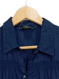 Eddie Bauer Damen Hemdbluse Kurzarm Gr. 36/S Blau Casual 3