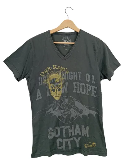 DC Comics Batman Dark Knight Herren T-Shirt Grün Gr. M Casual