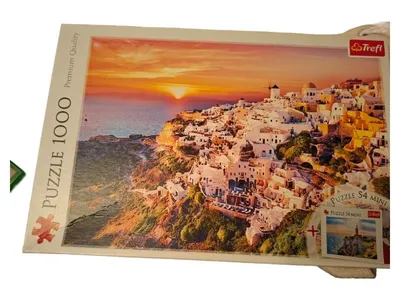 Trefl Puzzle 1000 Teile Premium Quality Santorini Sonnenuntergang NEU