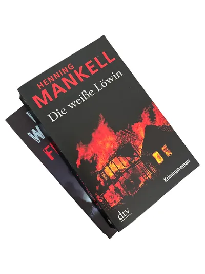 Die weiße Löwin Henning Mankell Wallander Kriminalroman dtv Taschenbuch