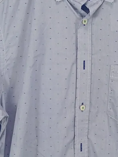 Casa Moda Herren Business Hemd Langarm Blau Gepunktet Gr. 48/M