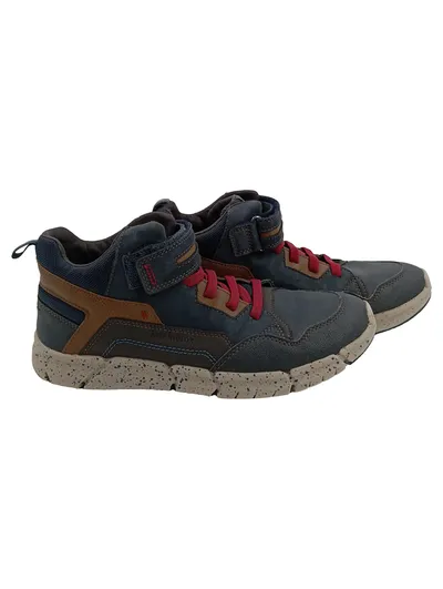 Geox Kinder Sportschuhe Sneaker Jungen Mädchen Blau Gr. 41