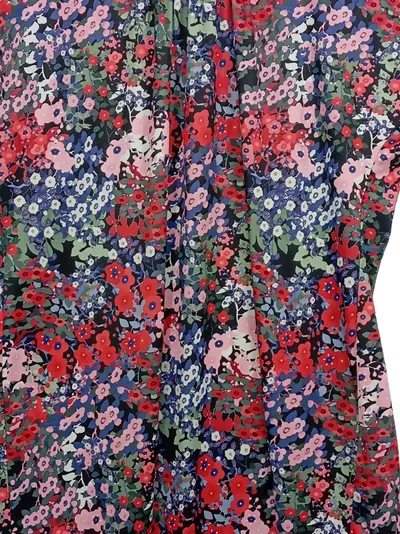 Atelier GS Damen Sommerkleid Gr. 48 Mehrfarbig Blumenmuster Feminin