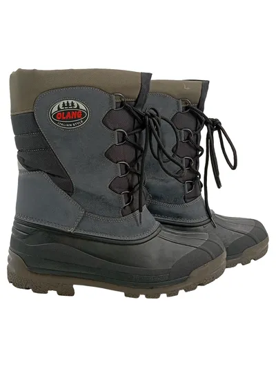 OLANG Herren Schneestiefel Gr. 41 Grau Outdoor Winterstiefel Boots