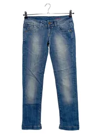 CROSS Jeans Damen Slim Fit Jeans Blau Gr. 32 1