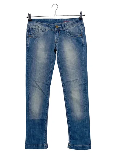CROSS Jeans Damen Slim Fit Jeans Blau Gr. 32