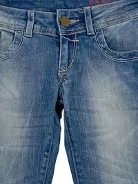 CROSS Jeans Damen Slim Fit Jeans Blau Gr. 32 3