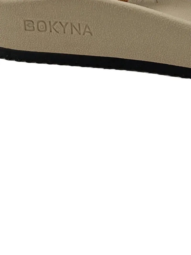 BOKYNA Sandalen Damen geflochten Casual Beige Gr. 37 Sommerschuhe 7