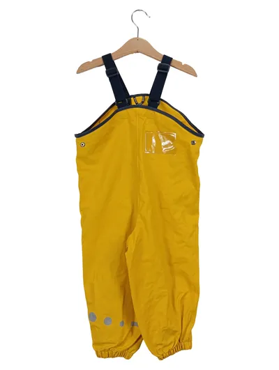 JAKO-O Kinder Latzhose 86/98 Gelb Regenlatzhose Matschhose Outdoor Praktisch