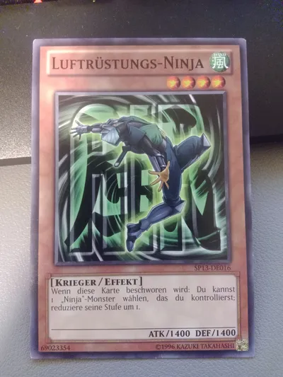 Konami Yu-Gi-Oh! Sammelkarte Luftrüstungs-Ninja Fantasiefigur Mehrfarbig
