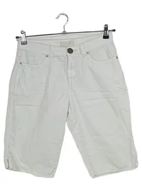 Casa Blanca Damen Shorts Gr. 36 Weiß Casual Bermuda Baumwolle 1
