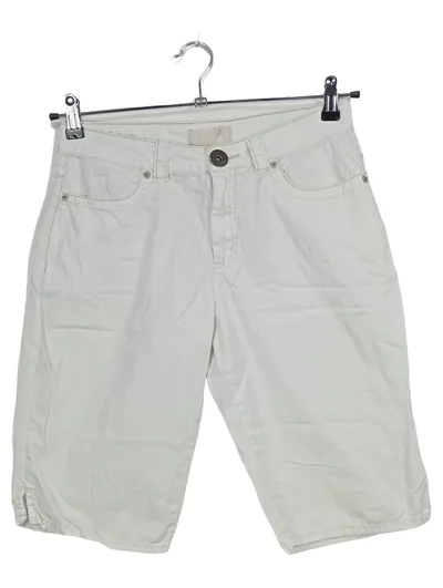 Casa Blanca Damen Shorts Gr. 36 Weiß Casual Bermuda Baumwolle