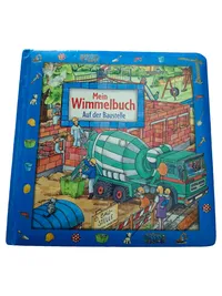F.X. Schmid Mein Wimmelbuch Baustelle Activity Buch Kinder Fahrzeuge 1