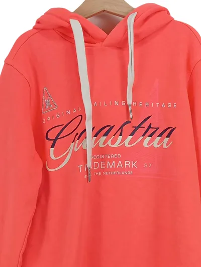 Gaastra Damen Kapuzenpullover Gr. 36/S Pink Casual Logo-Print