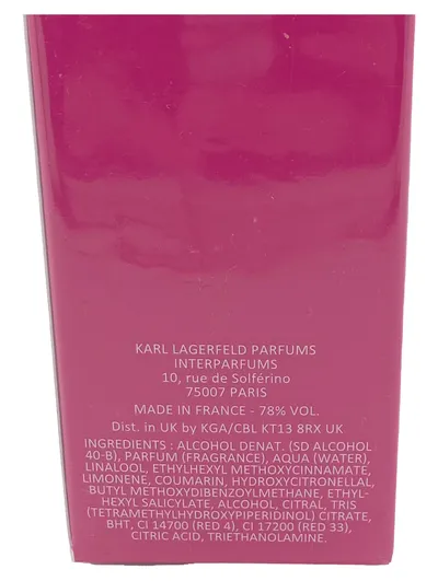 Karl Lagerfeld Jeans Urban Pink Eau de Parfum Damen 60ml Damenduft