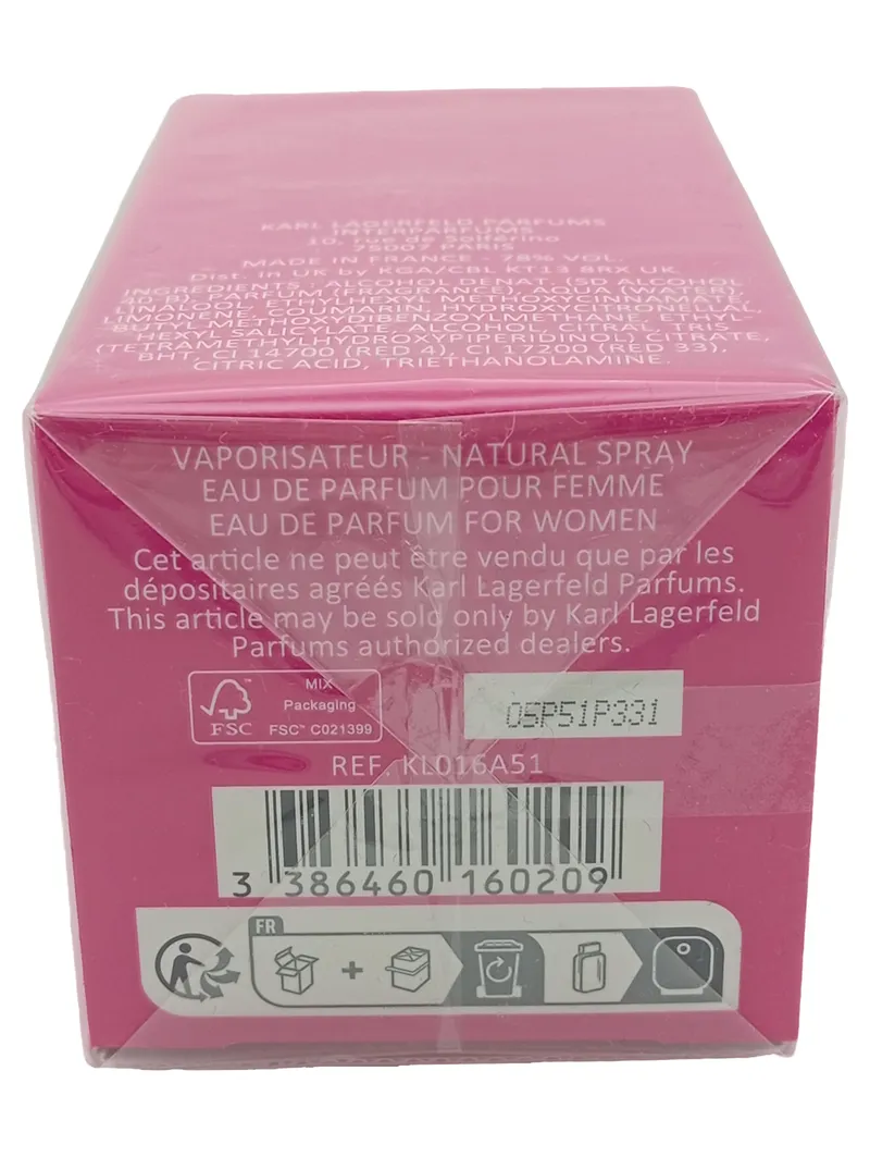Karl Lagerfeld Jeans Urban Pink Eau de Parfum Damen 60ml Damenduft 3