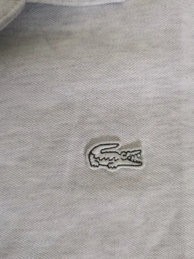 Lacoste Poloshirt Herren M Grau Casual
