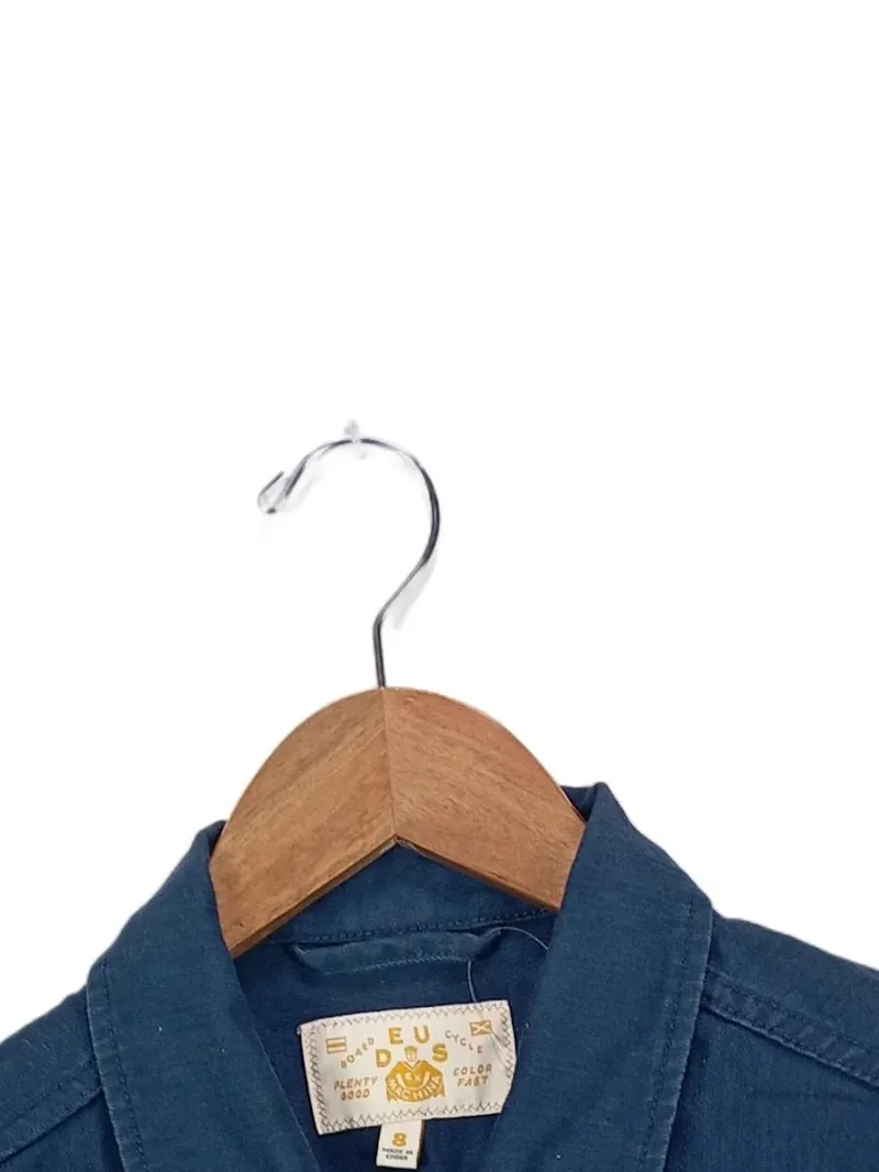 Deus Ex Machina Damen Arbeitsjacke Blau Baumwolle Gr. S/36 6