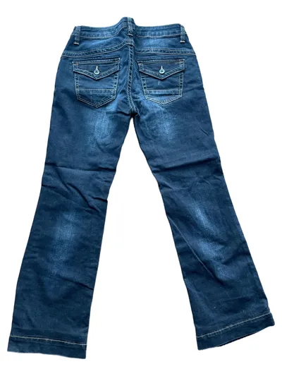 SOCCX Jeans Bootcut Damen Größe 30 Blau Casual Stretch