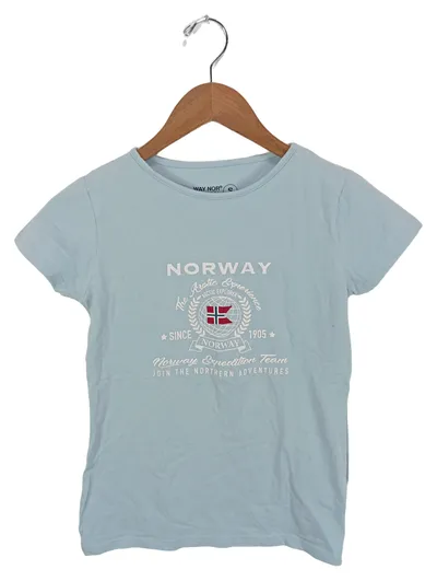 WAY NOR Damen Sport Shirt Norway Expedition Team Blau Gr. S
