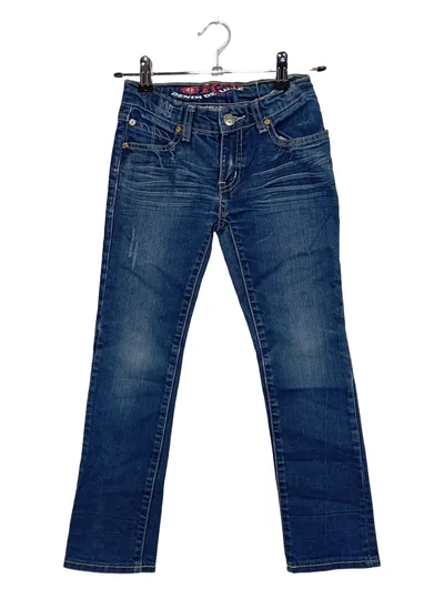 Retour Jeans Mädchen Kinder Jeans Regular Fit Blau Gr. 7 lat Casual