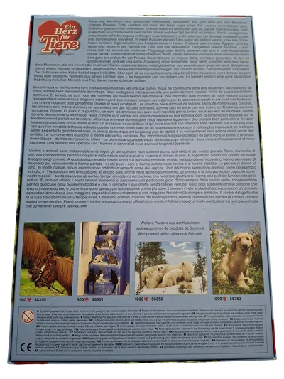 Schmidt Puzzle 500 Teile Ein Herz für Tiere Ponys Pferde Tiermotiv