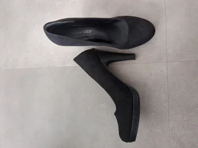 MARCO TOZZI Damen Pumps Wildleder Elegant Glitzer Schwarz Gr. 40