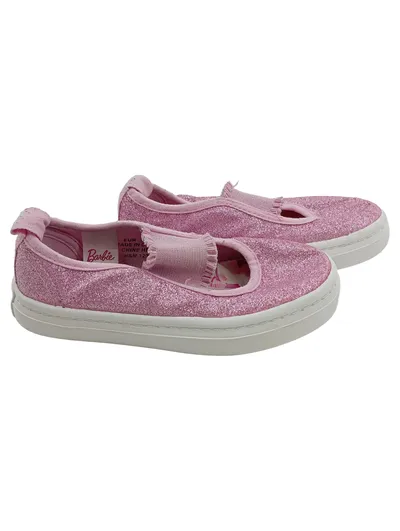 Barbie Mädchen Glitzer Ballerinas Rosa Gr. 26 Kinderschuhe