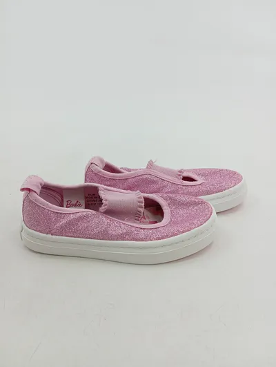 Barbie Mädchen Glitzer Ballerinas Rosa Gr. 26 Kinderschuhe
