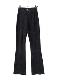 Cotton Club Damen Cordhose Schlaghose Gr. 36 Retro Schwarz 1
