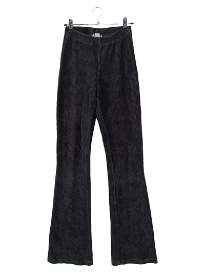 Cotton Club Damen Cordhose Schlaghose Gr. 36 Retro Schwarz