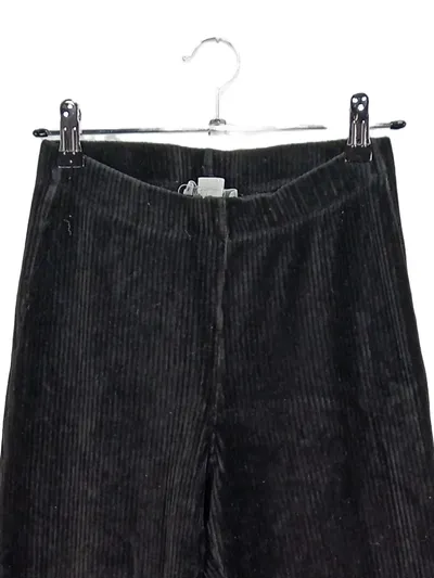 Cotton Club Damen Cordhose Schlaghose Gr. 36 Retro Schwarz