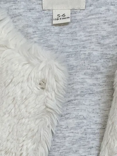 SFERA Kinder Fellweste Kunstfell Gr. 110-116 Weiß Casual