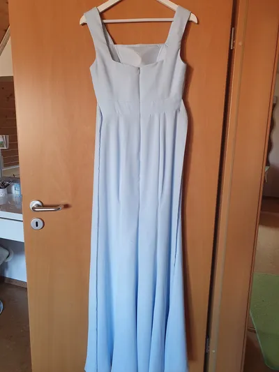 ZAPAKA Damen Abendkleid Ballkleid Lang Meerjungfrauenstil Blau Gr. 40 (L)