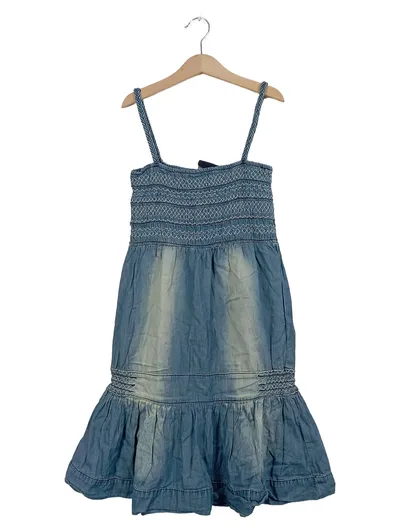 Crash One Kinder Jeans Freizeitkleid Blau Gr. 158/164 Casual
