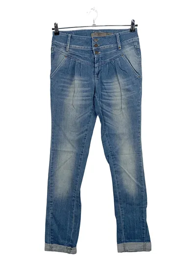 VERO MODA Damen Jeans Straight Leg Hose W27 Gr. 36 Blau Denim