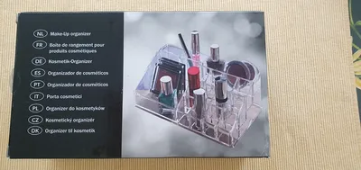 ZD Trading Schminkaufbewahrung Organizer Transparent Kunststoff 8x12cm