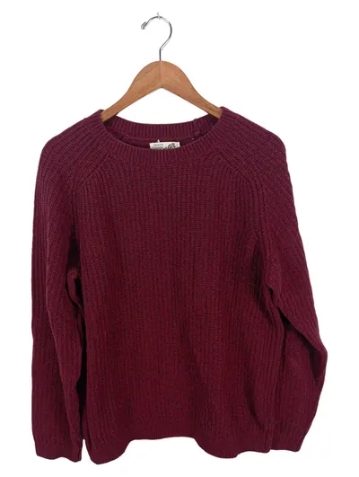 Topman Pullover Herren Strickpullover Rot Gr. 46/S Casual Wolle