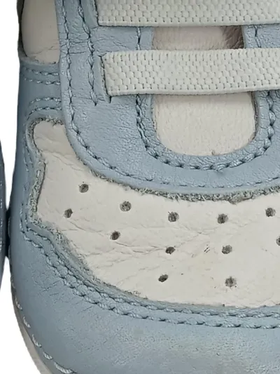 Elefanten Lauflernschuhe Babyschuhe Sneaker Gr. 22 Hellblau Weiß Leder