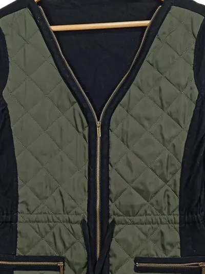 Morgan Damen Steppjacke Schwarz Gr. 38/M Casual mit Reißverschluss