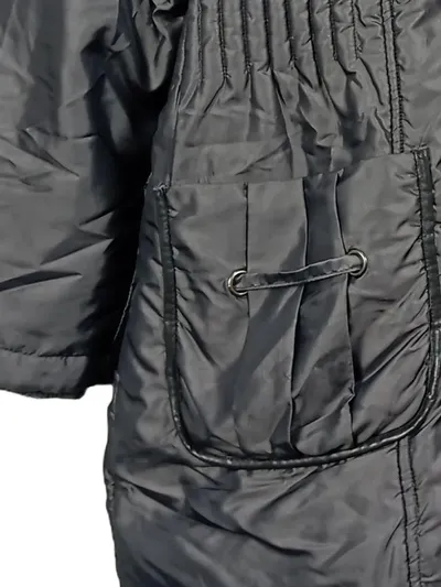 GINALAURA Damen Steppjacke Gr. 42/XL Schwarz Casual Winterjacke