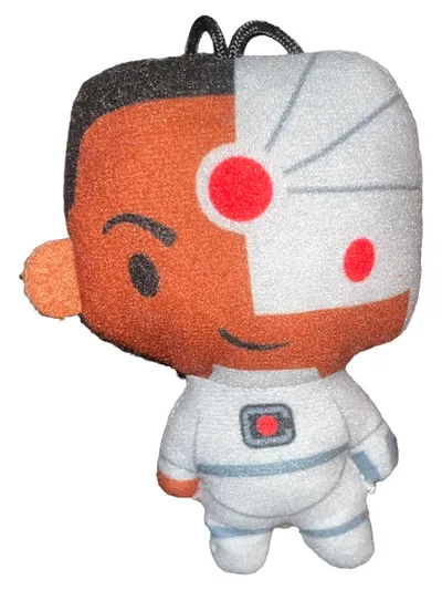 DC Comics Cyborg Plüschfigur Kuscheltier Mehrfarbig 10cm Superheld Stofftier