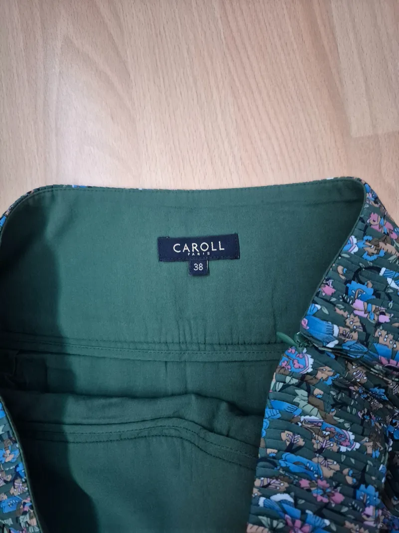 Caroll Damen Faltenrock 38 Blumenmuster Mehrfarbig 5