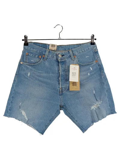 Levi's 501 Herren Jeans Shorts Gr. 30x7 Blau Casual