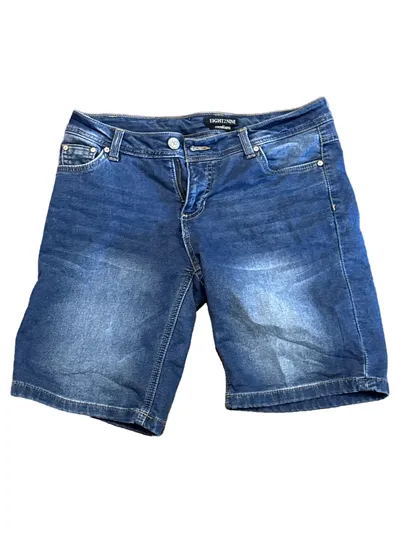 EIGHT2NINE Damen Jeans Shorts Blau Gr. 38 Casual Baumwolle Elasthan